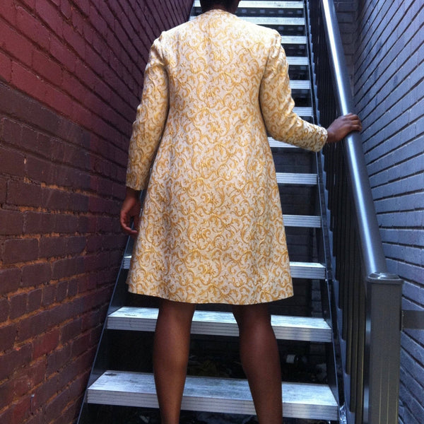 Vintage brocade new arrivals coat