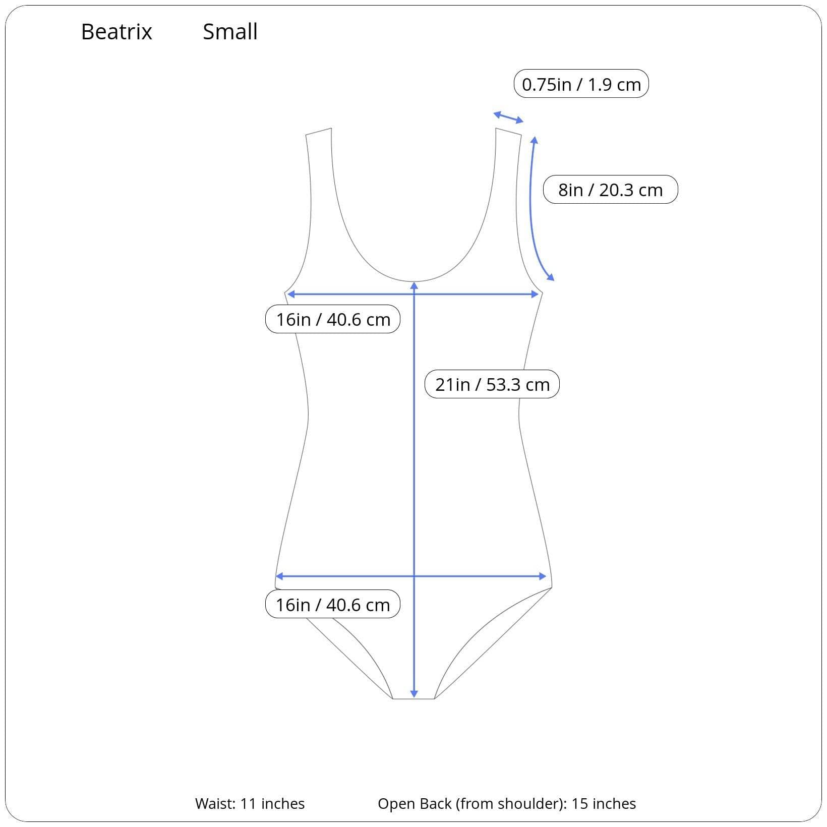 Measurements of 1960s One-piece Open Back Bathing Suit Size Small. Sold by bohemevintage.com Montreal