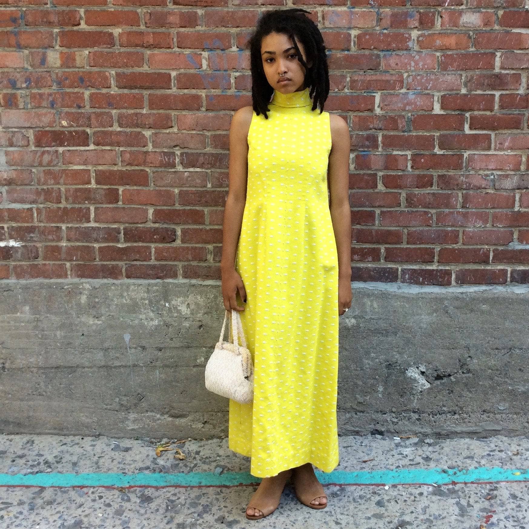 1960s | Yellow Maxi Dress