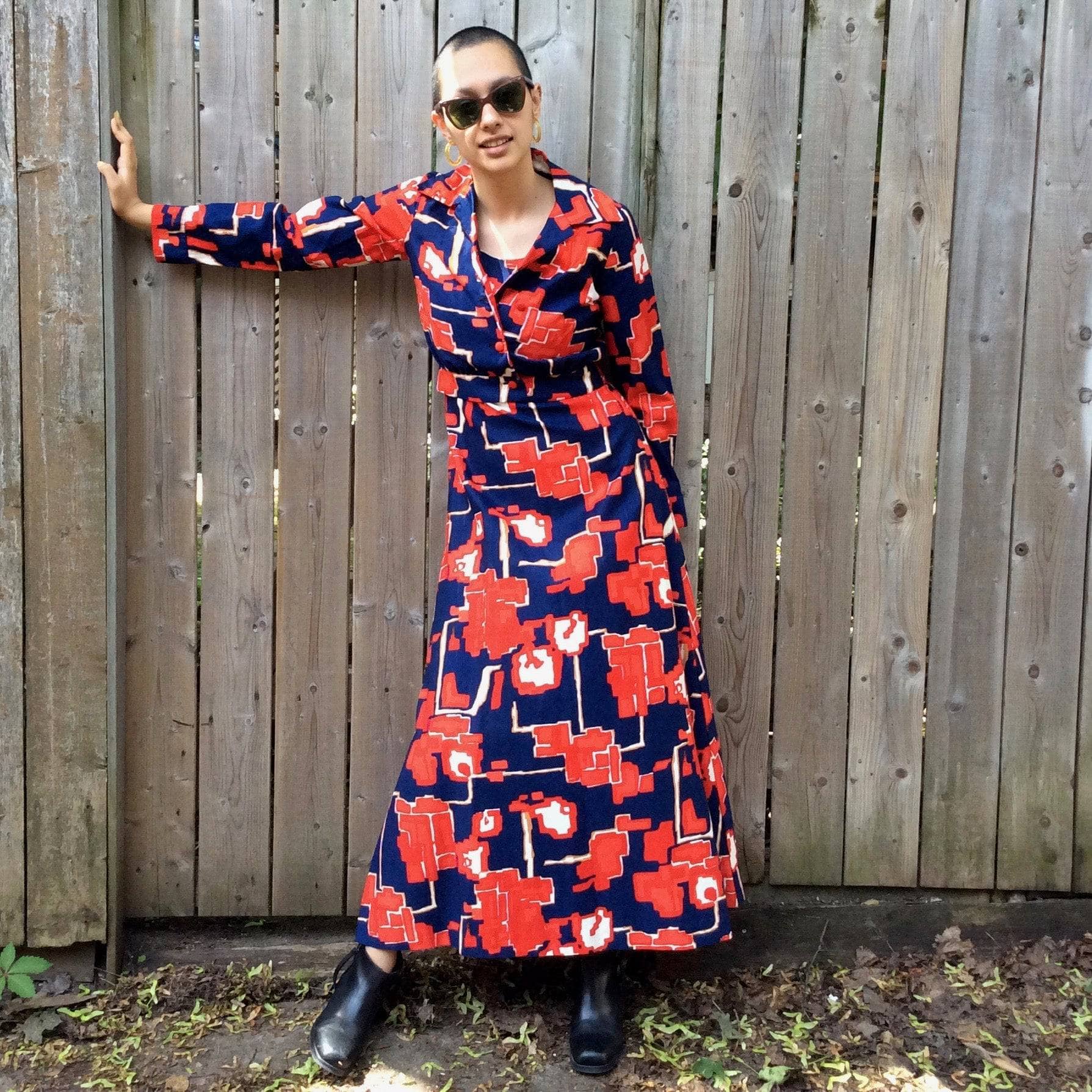 1970s Maxi Dress and Bolero Jacket Set Size small/Medium sold by bohemevintage.com Montreal