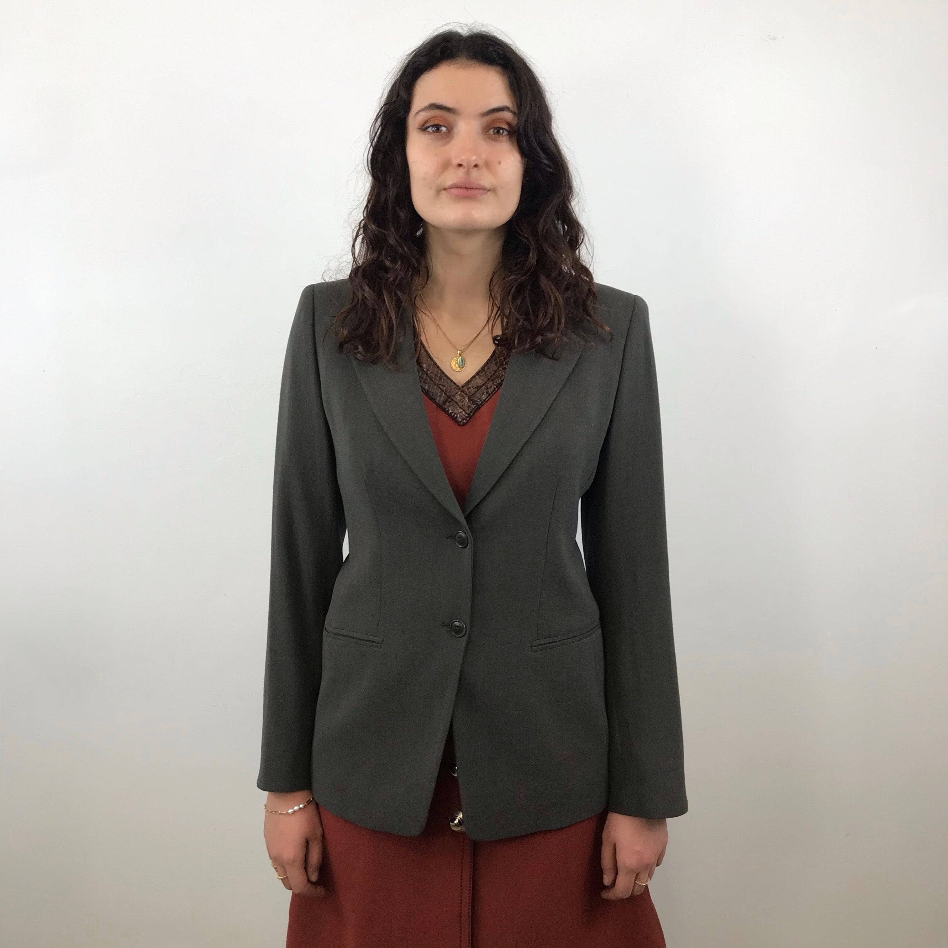 1990s Armani Fitted Blazer size S/M sold by bohemevintage.com