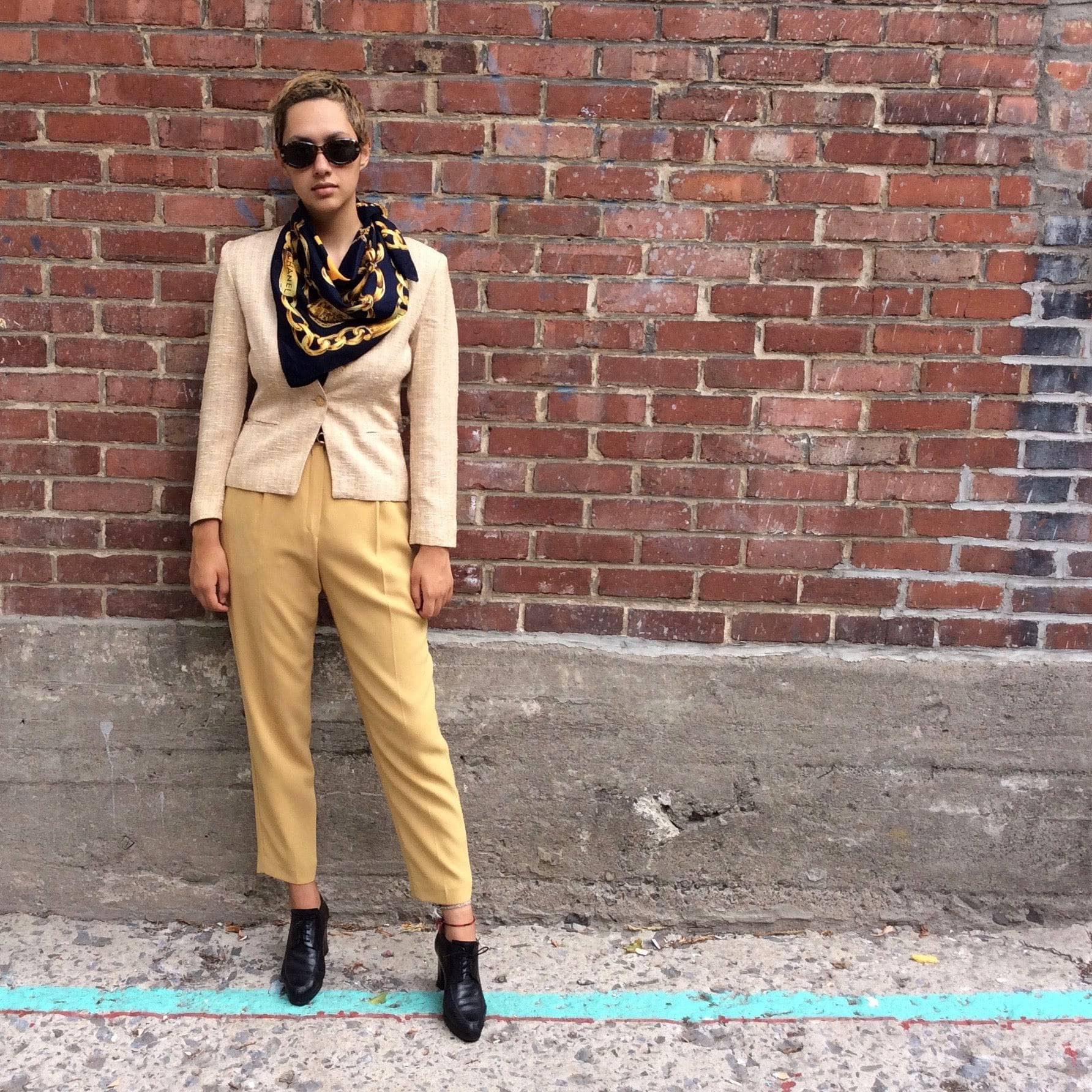 1990s Pierre Cardin Designer Fitted Blazer size Small, sold by bohemevintage.com Montreal