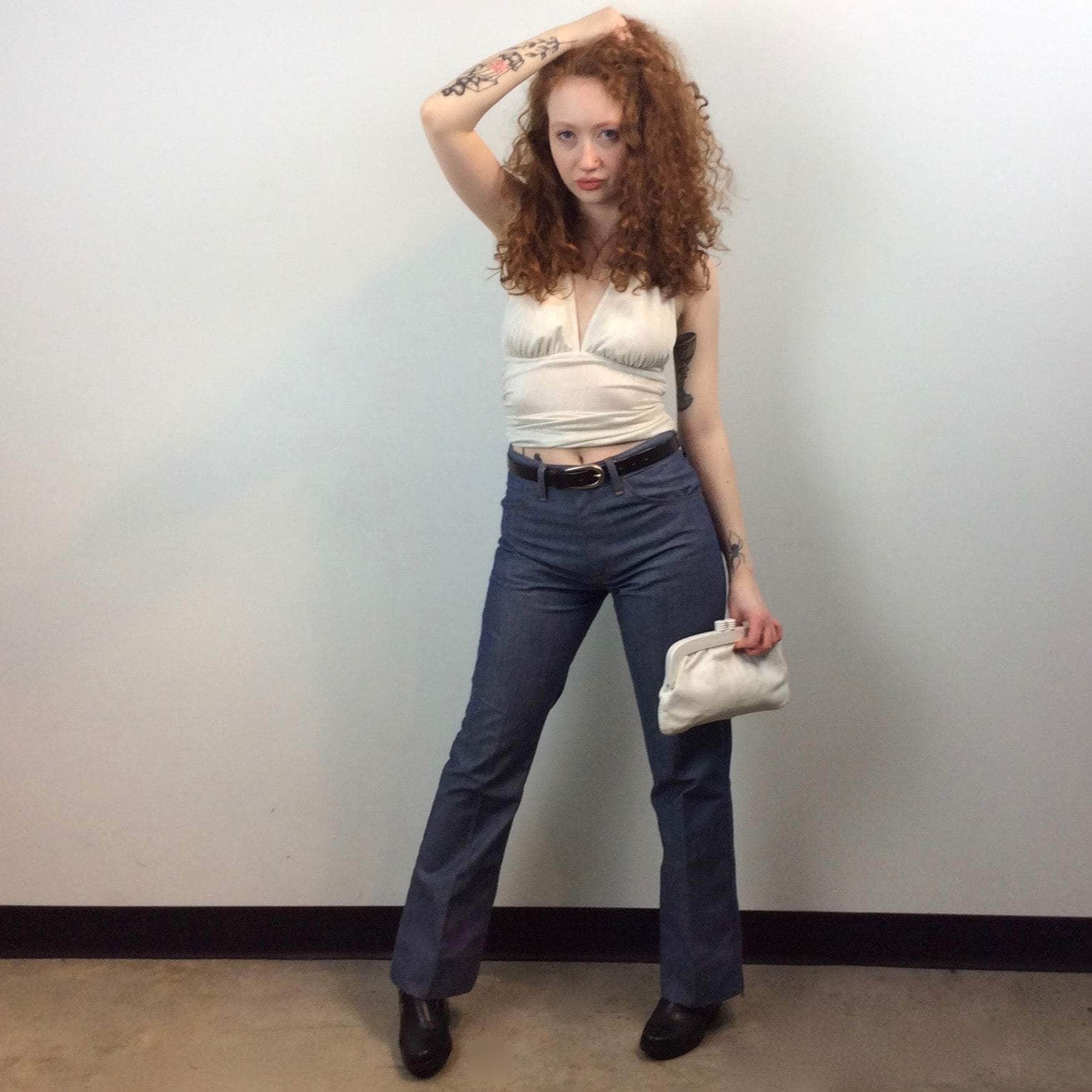 1960s Orange Tab Big ''E'' LEVI'S Jeans Small | Bohème Vintage