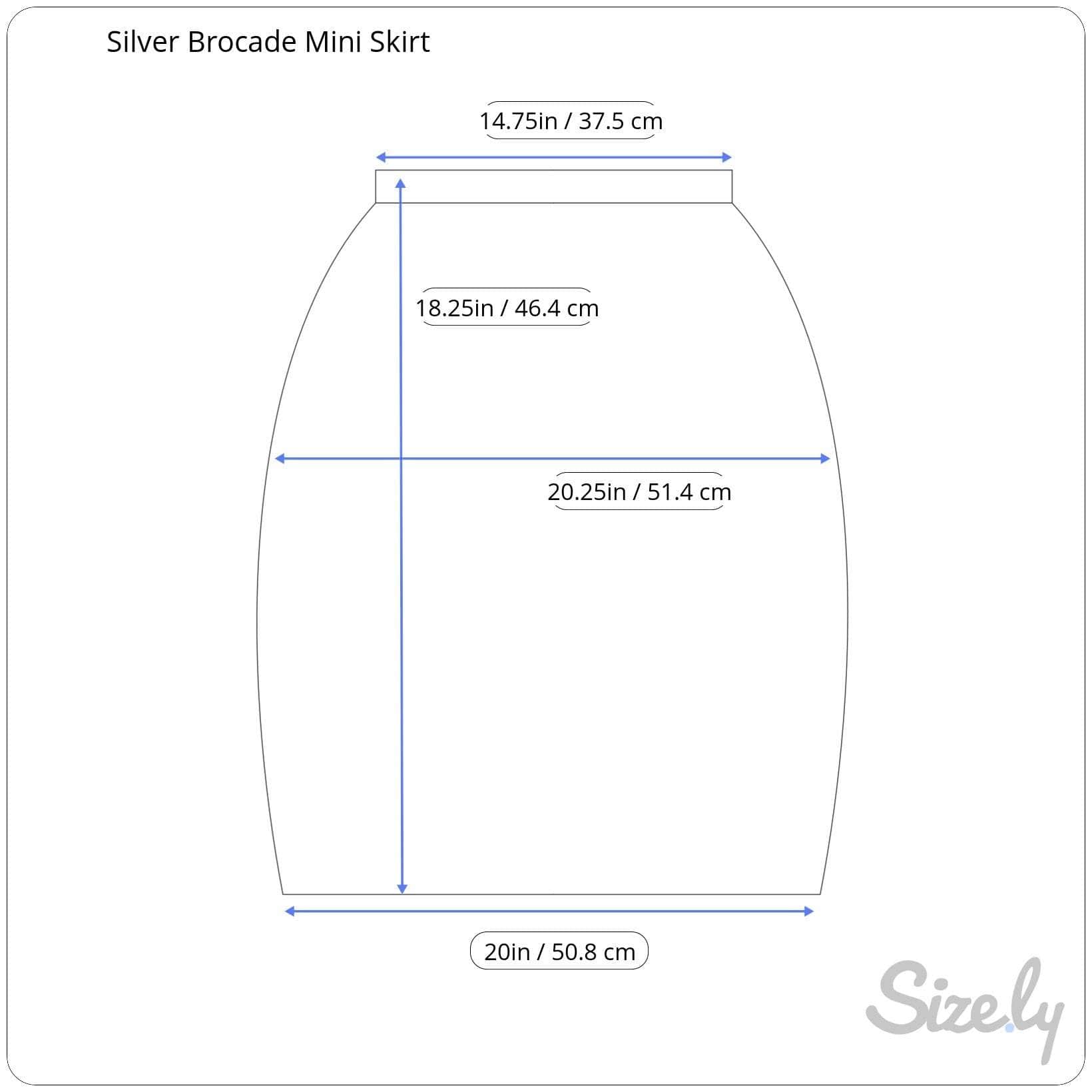 Photos à faire DES 1980s High Waisted Silver Brocade Mini Skirt SM