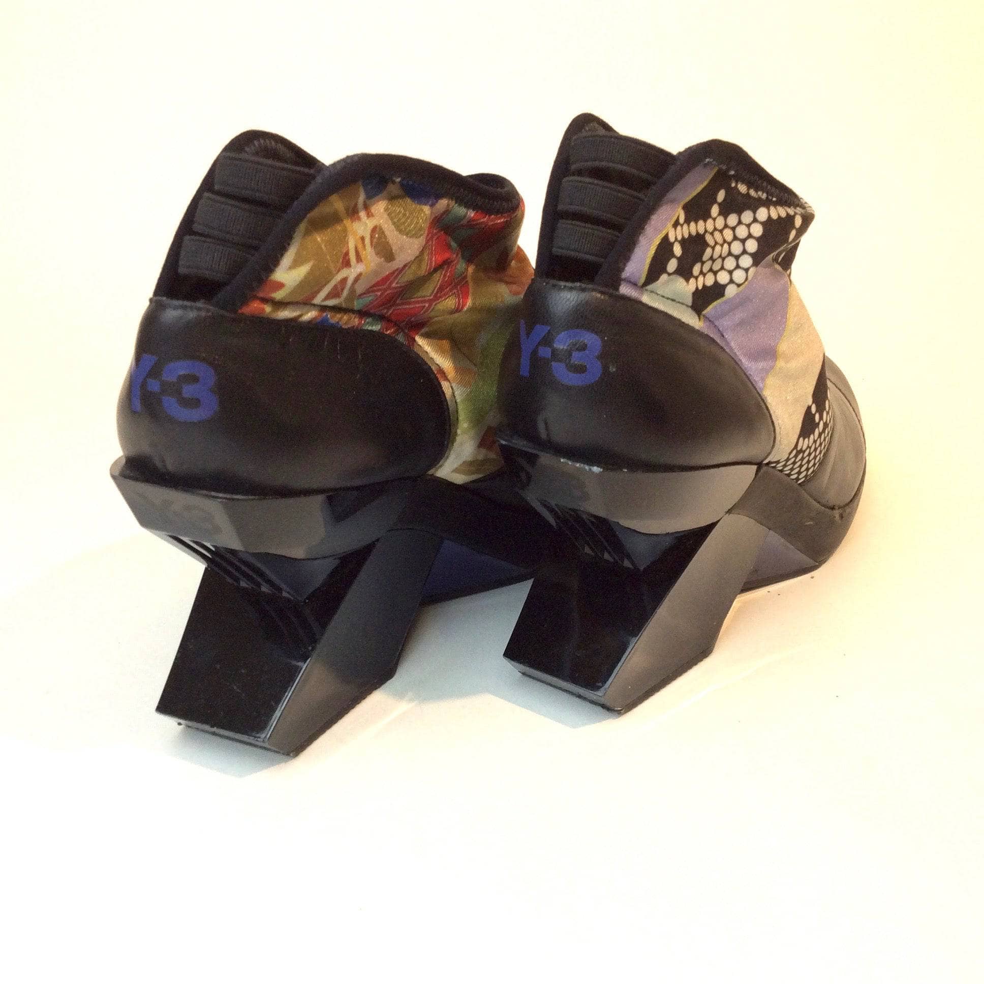 Y3 Sculptured Shaped heel Shoes Yohji Yamamoto sold by bohemevintage.com