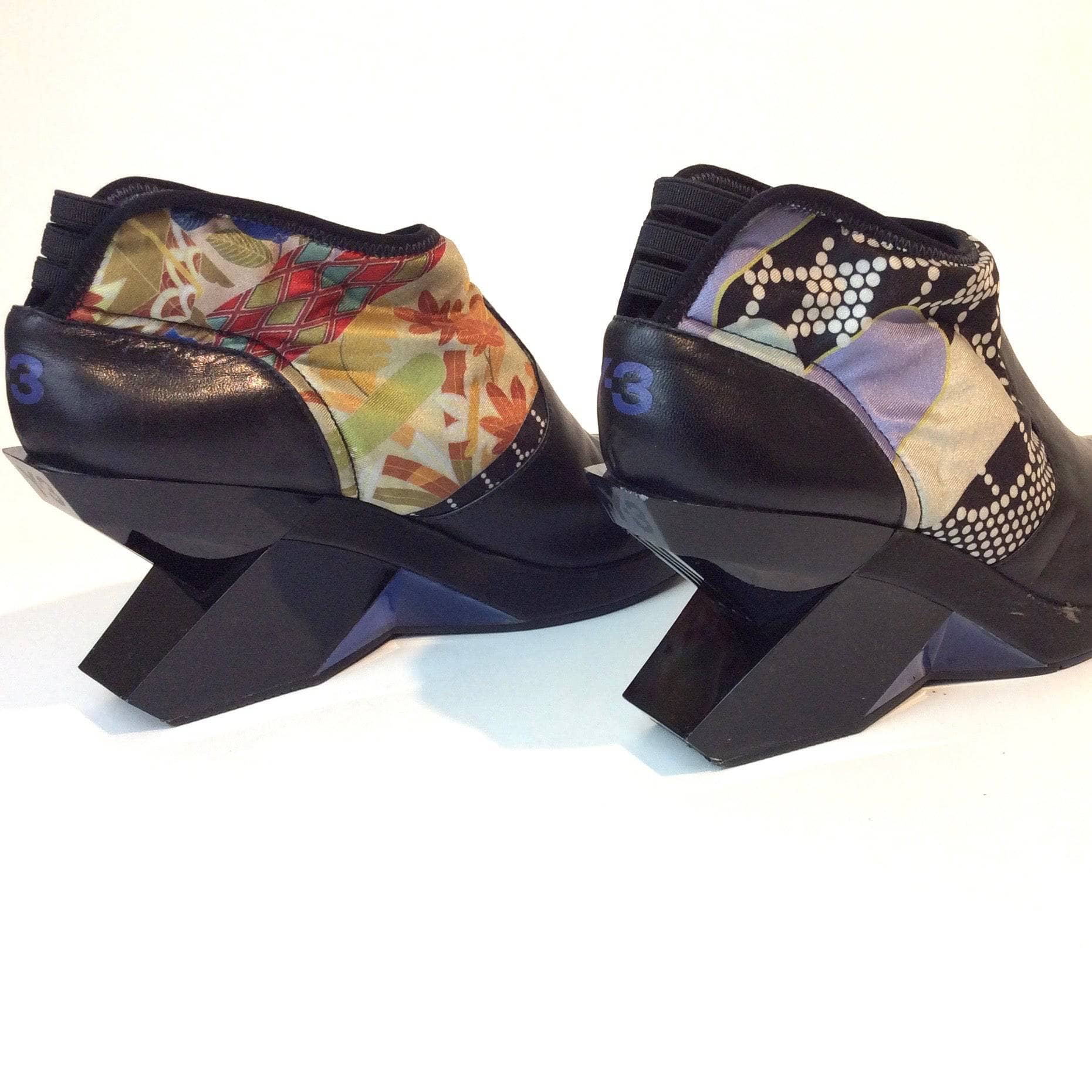 Y3 Sculptured Shaped heel Shoes Yohji Yamamoto sold by bohemevintage.com