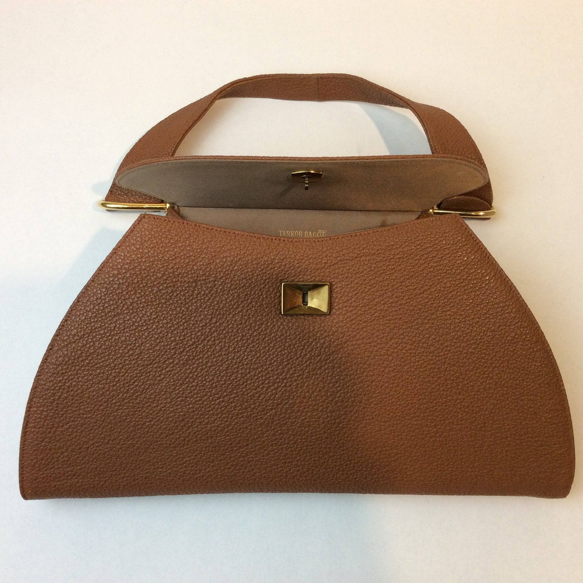 1940s leather handbag. Sold by bohemevintage.com