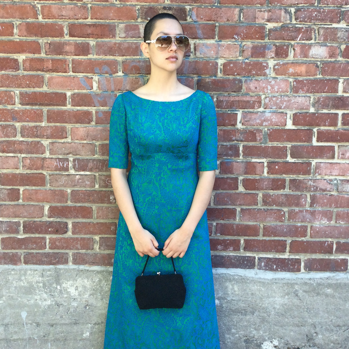 formal vintage style dresses Vintage Style Tea Length Formal Dress with Embroideries ET3042 Size 16W