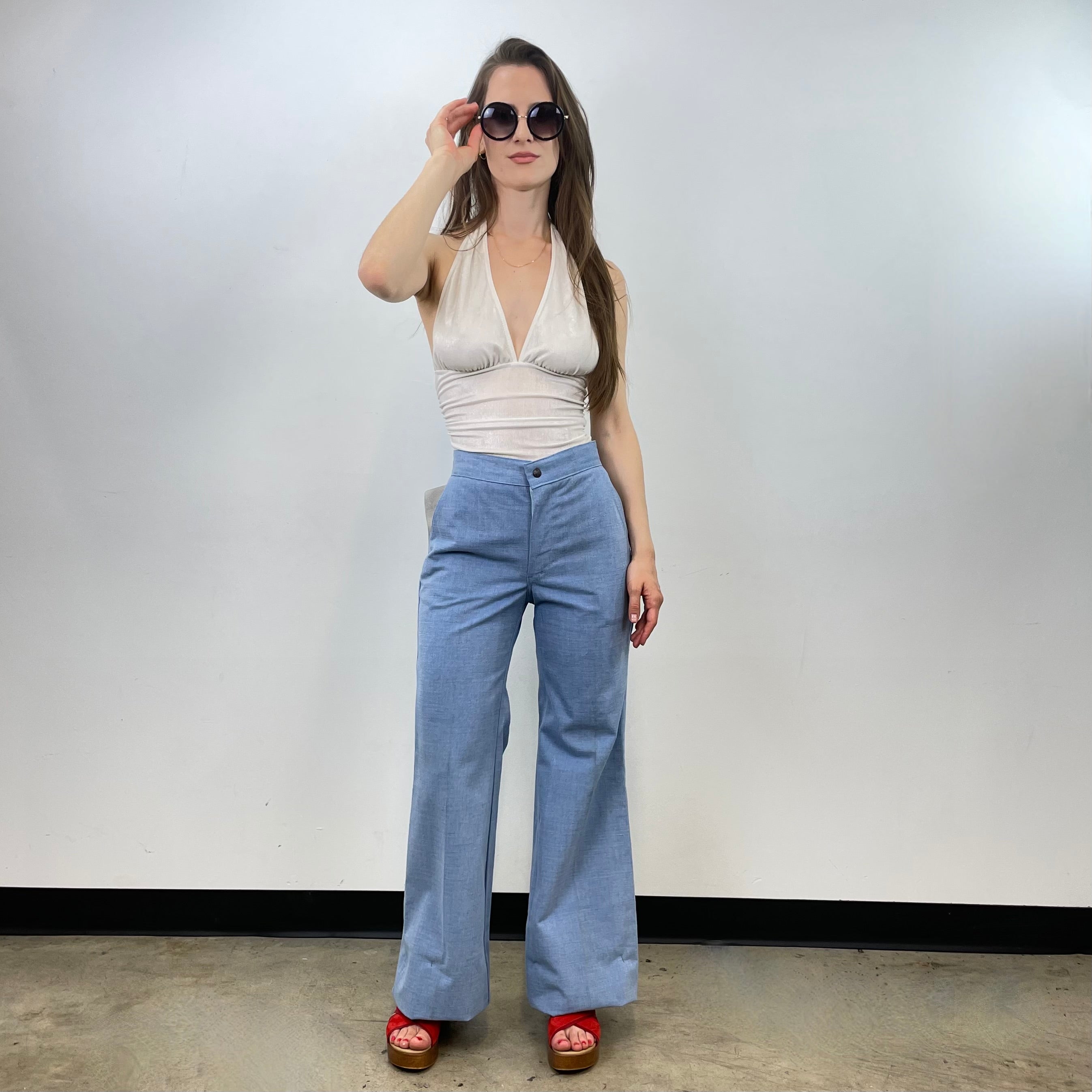 Boheme Vintage – Vintage 1970s Jack Spratt Is The Ladies' Man Deadstock 100% Cotton Bell-Bottom Pants Made in Canada