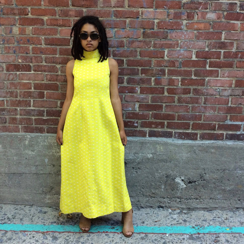 1960s | Yellow Maxi Dress