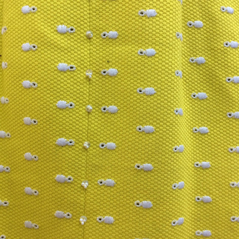 1960s | Yellow Maxi Dress (close up)