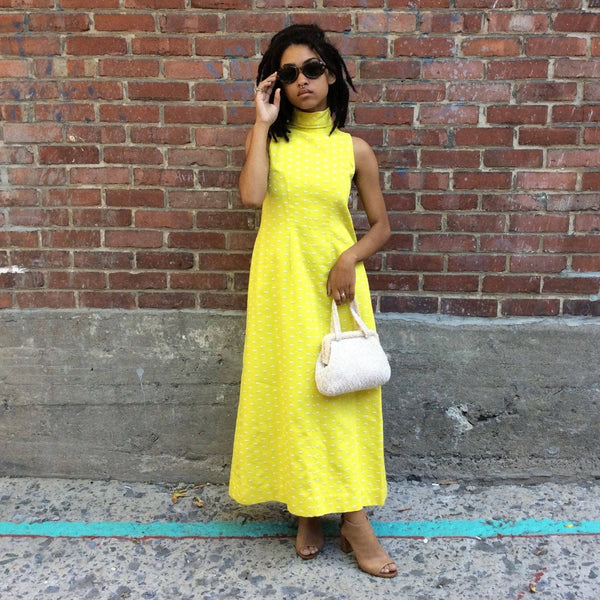 1960s | Yellow Maxi Dress
