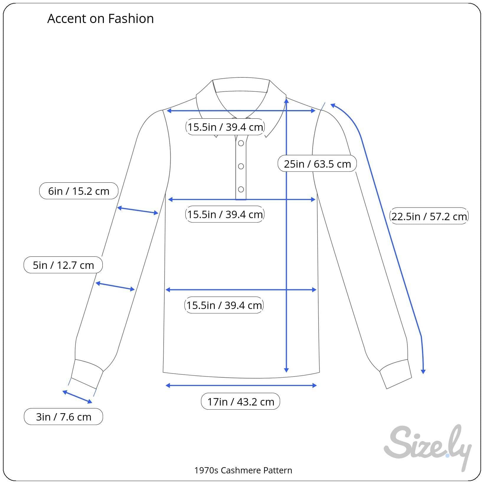 Measurements of 1970s Dead stock Popover Paisley Pattern Blouse size Small / Medium sold by bohemevintage.com Montréal