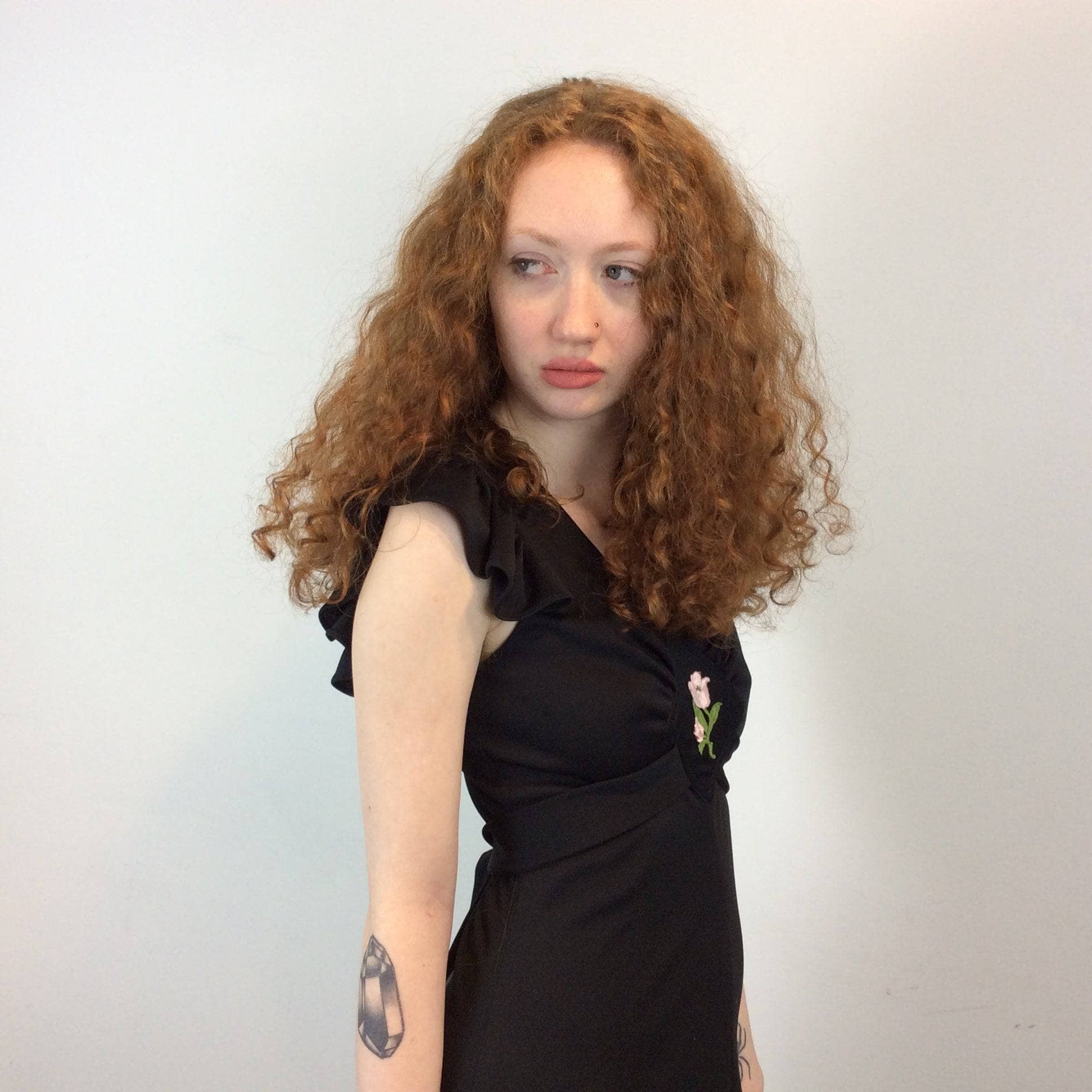 1970s Joseph Ribkoff Black Polyester Maxi Dress Size Small sold by bohemevintage.com