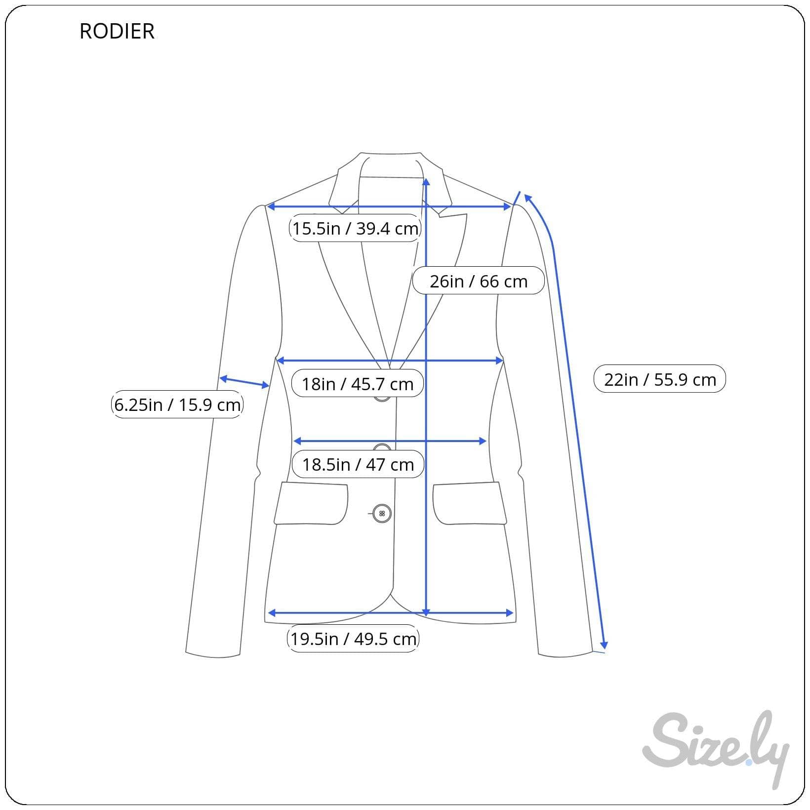Measurements-1970s "Rodier Paris" Beige Wool Blazer, Sold by bohemevintage.com Montréal