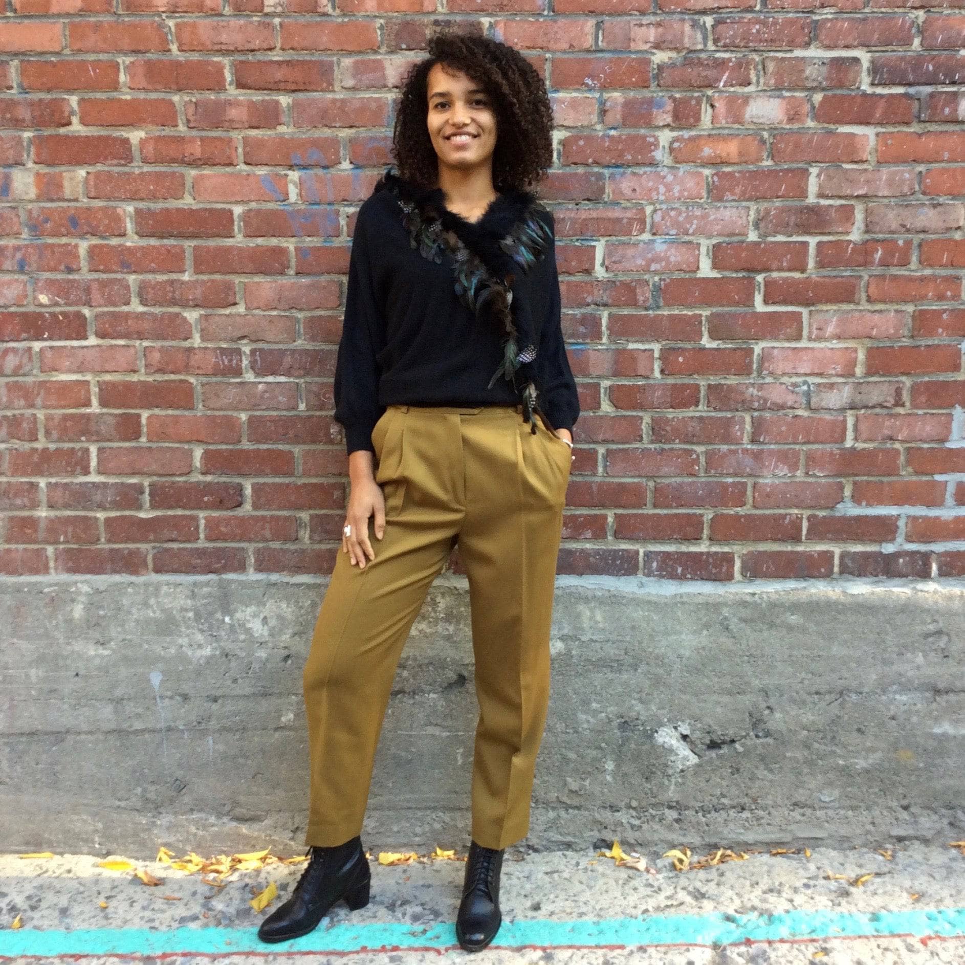 1980s "Anthony Saks" High-waisted Pleated Dress Pants, for sale at bohemevintage.com Montréal