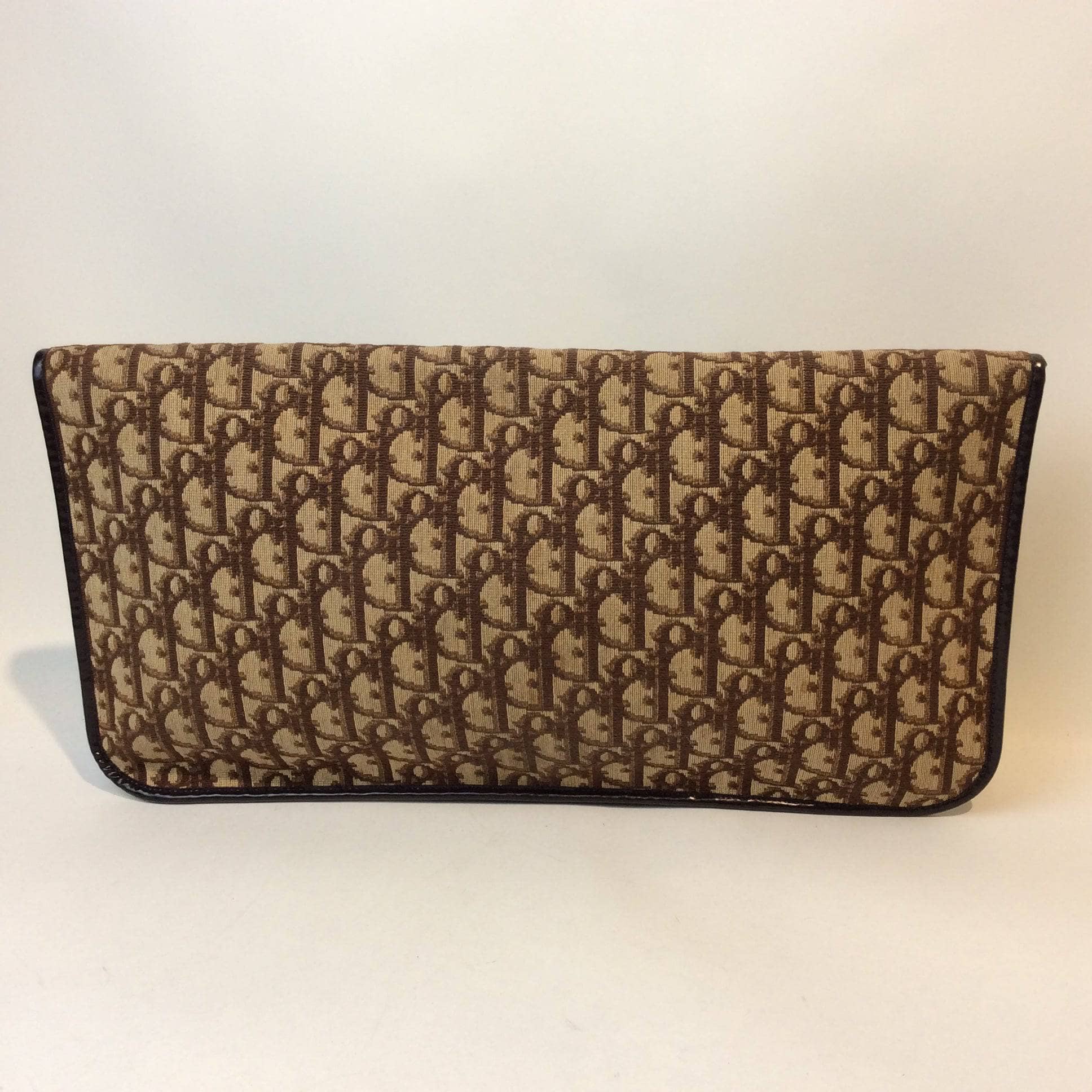 Sac à main monogramme pliable Christian Dior Oblique des années 1980