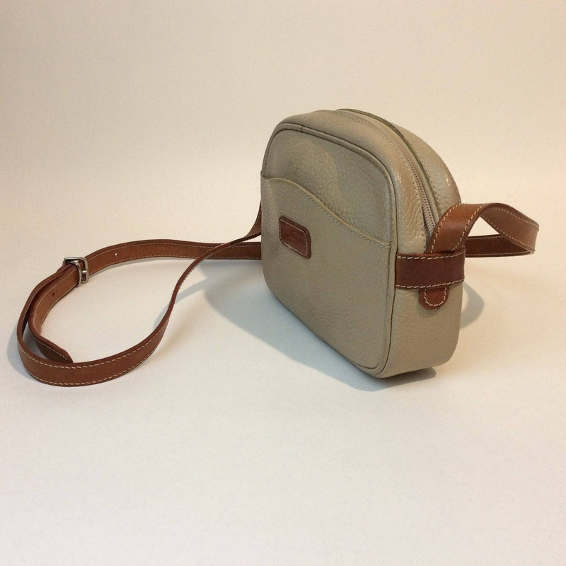1980s Courrèges Paris Designer Crossbody Leather Bag