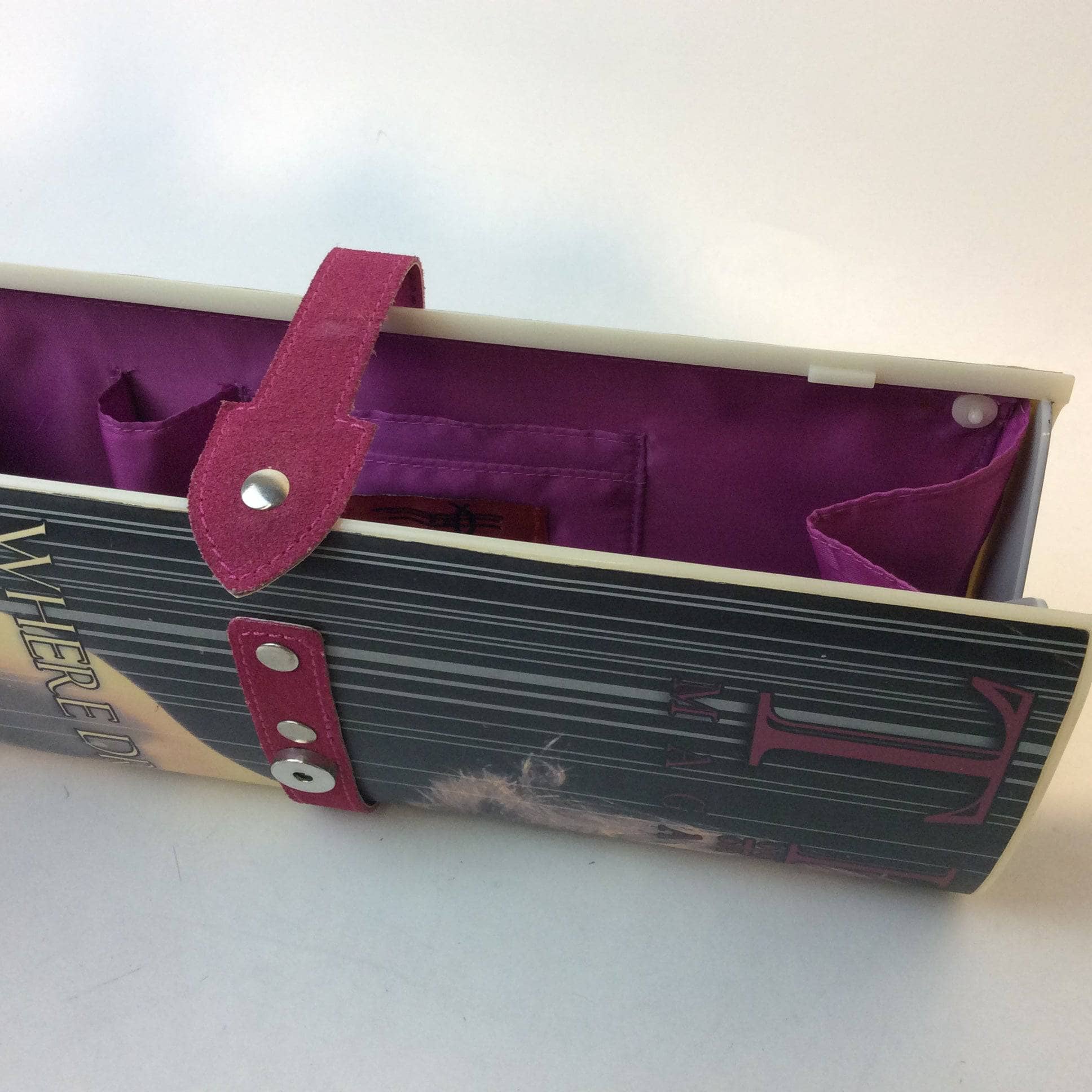 1990's | Trompe-L'oeil Magazine Clutch Bag (open view)