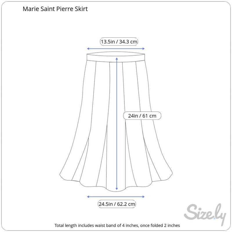 alt size*Années 1990-2000 Jupe en jersey blanc Marie Saint Pierre Small/Medium
