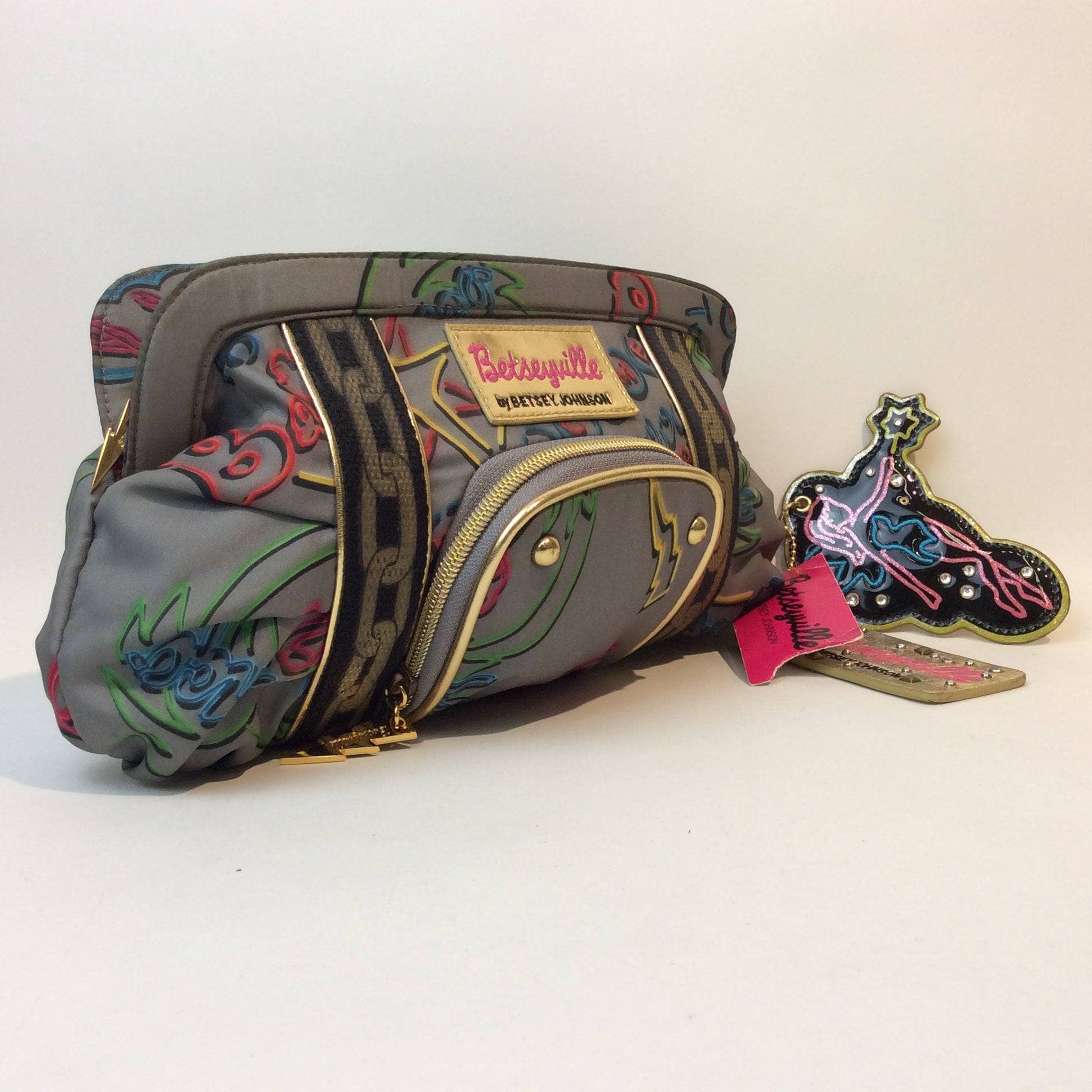 1990s Betseyville Deadstock Designer Clutch Handbag from Betsy Johnson sold by bohemevintage.com