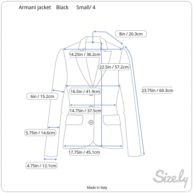 Emporio Armani Size Chart Discounts