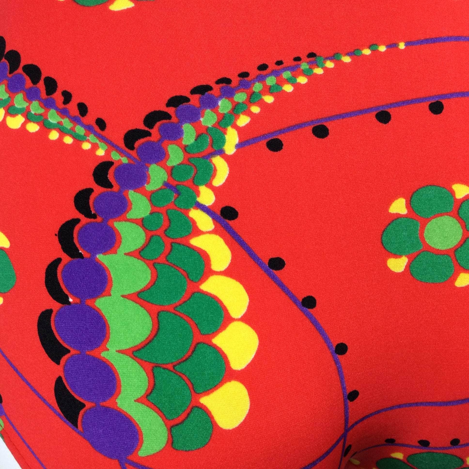 1960s-70s One-piece Open Back Bathing Suit Small